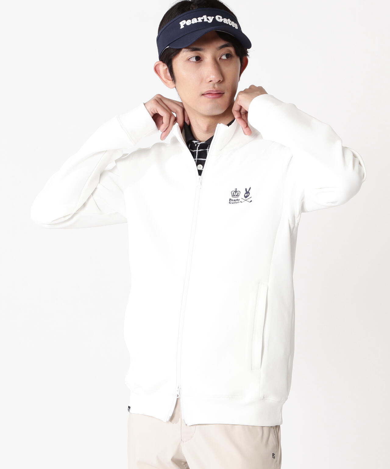 スカルラビットダンボールフルジップフーディ