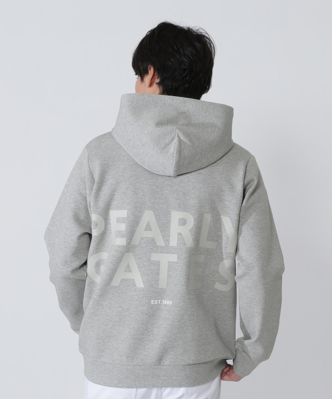 T/Cストレッチダンボールフーディプルオーバー | PEARLY GATES