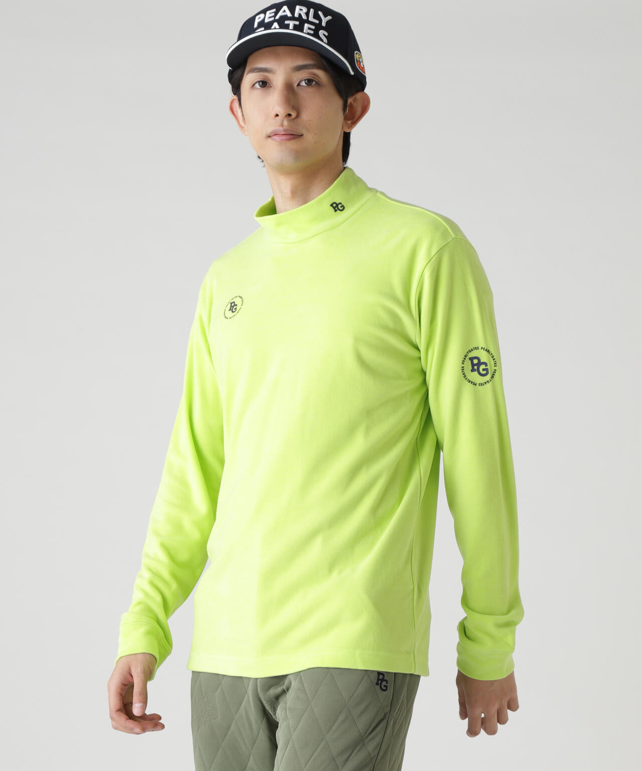 セルヒートスムース両面起毛長袖ハイネックカットソー | PEARLY GATES