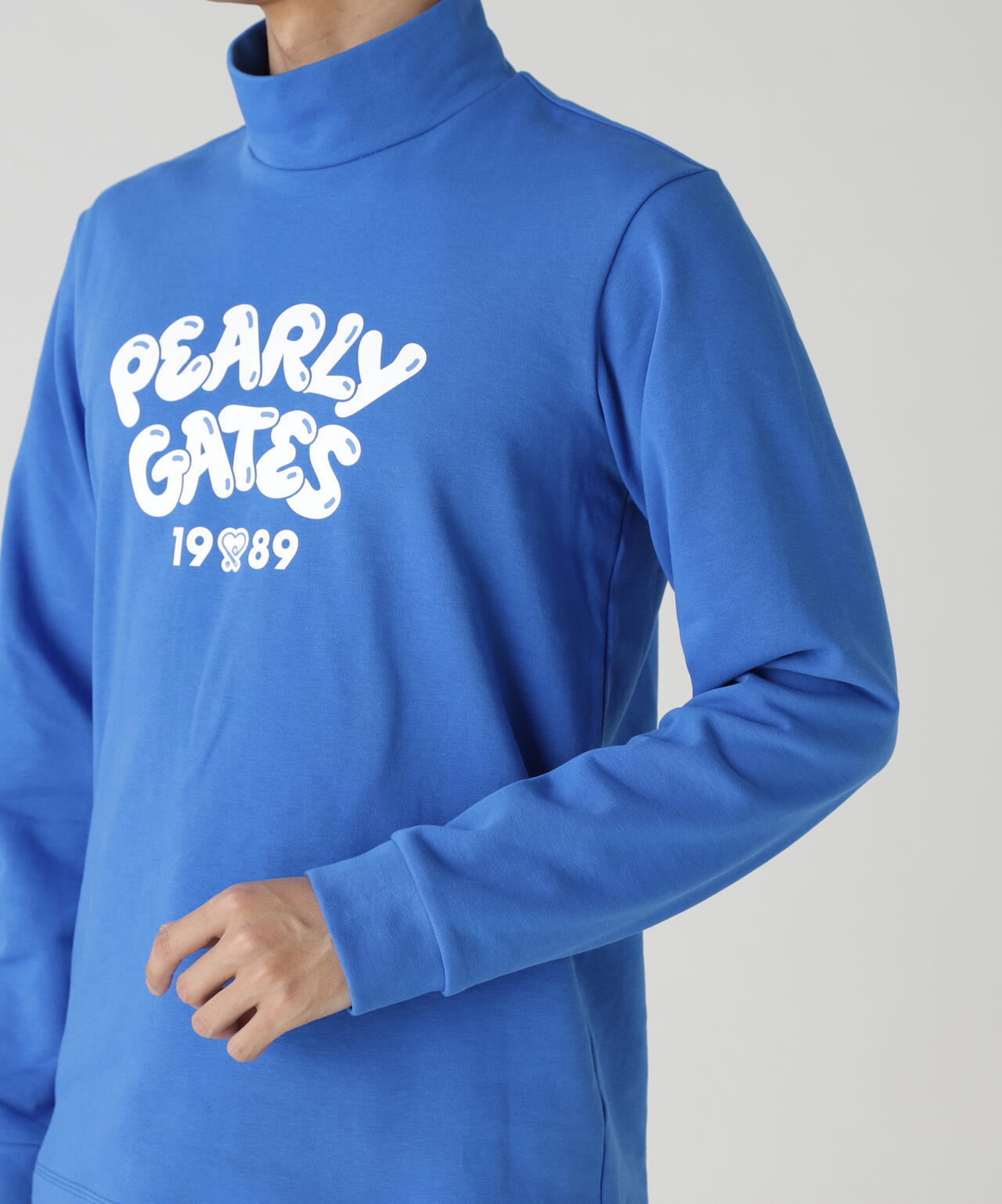 Cソロナ裏毛長袖ハイネックカットソー | PEARLY GATES（パーリーゲイツ