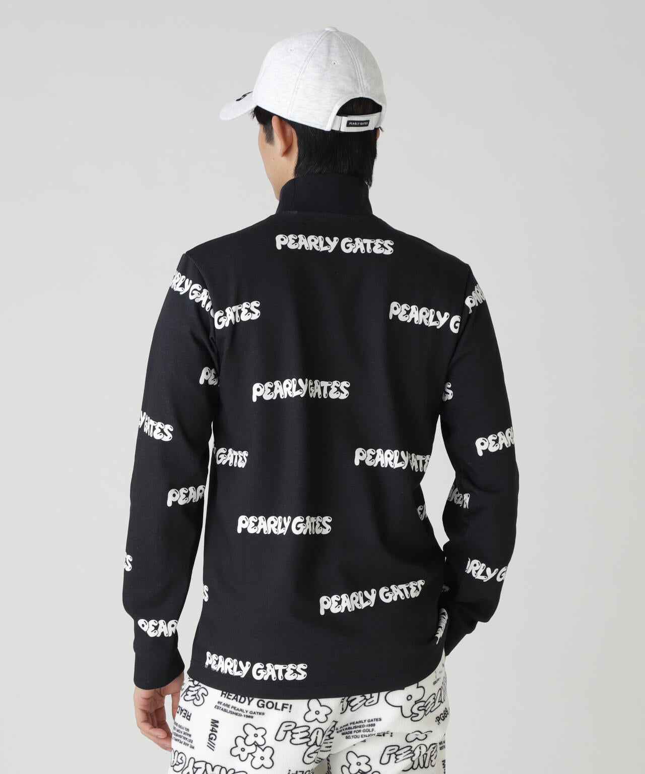 pearly gates Cソロナ裏毛長袖ハイネックカットソー Cソロナ裏毛長袖