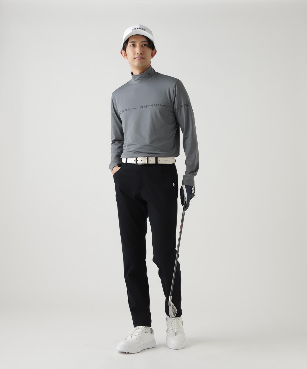 パーリーゲイツ メンズ 長袖ハイネック Amazon.co.jp: [パーリーゲイツ] メンズ 長袖 ハイネックシャツ (吸湿