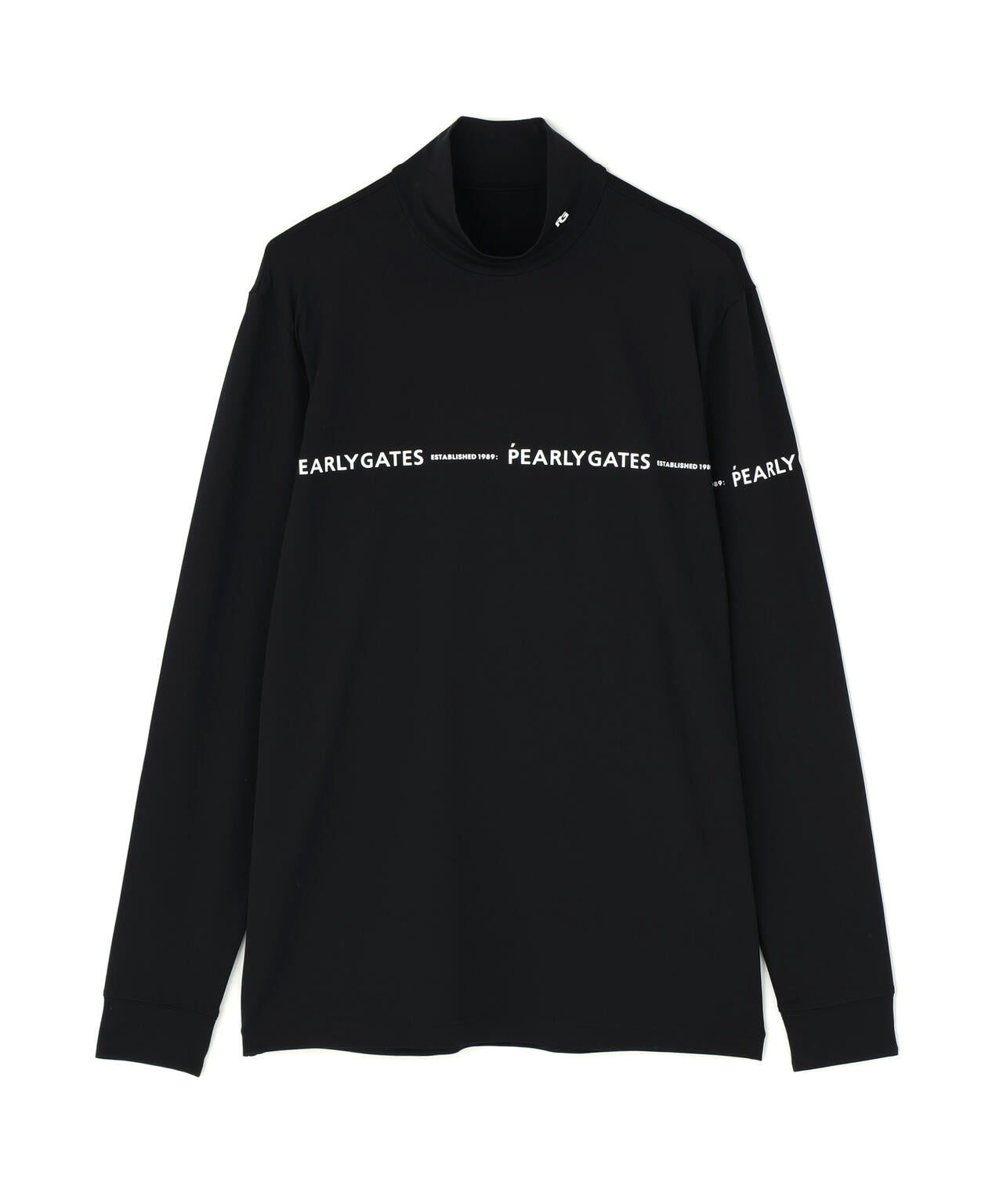 37.5ベア天竺長袖ハイネックカットソー