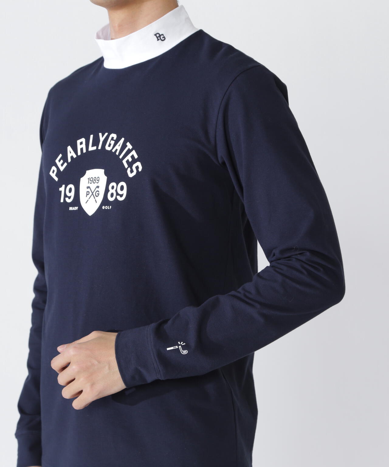 ベアカノコ長袖ハイネックカットソー