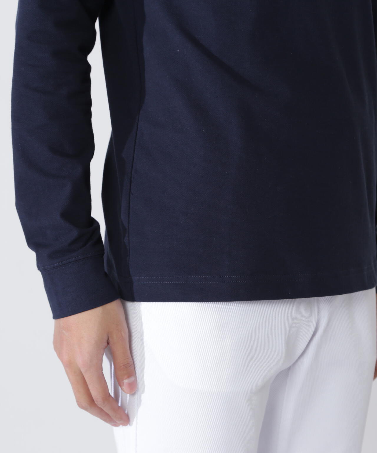 ベアカノコ長袖ハイネックカットソー