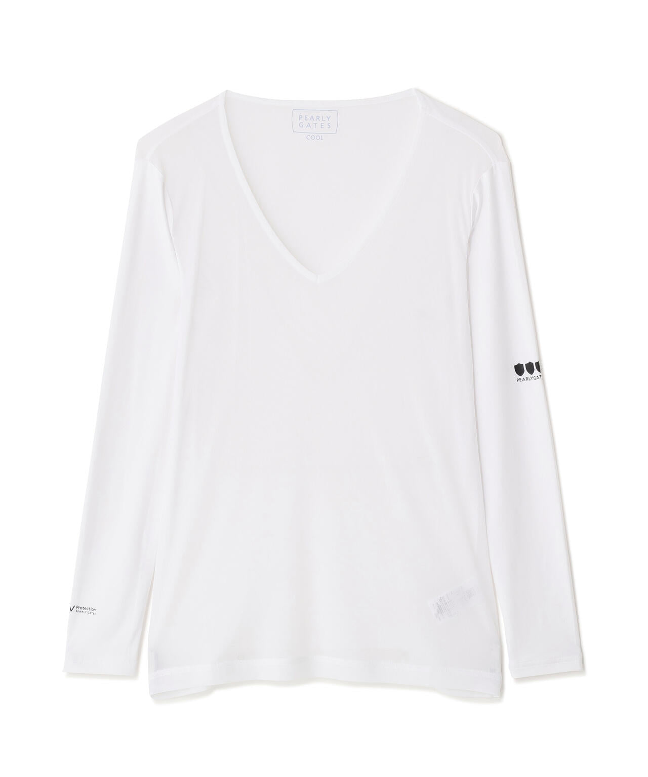 PG BODY】N/パワーネット×Peベア天竺長袖Uネックカットソー | PEARLY