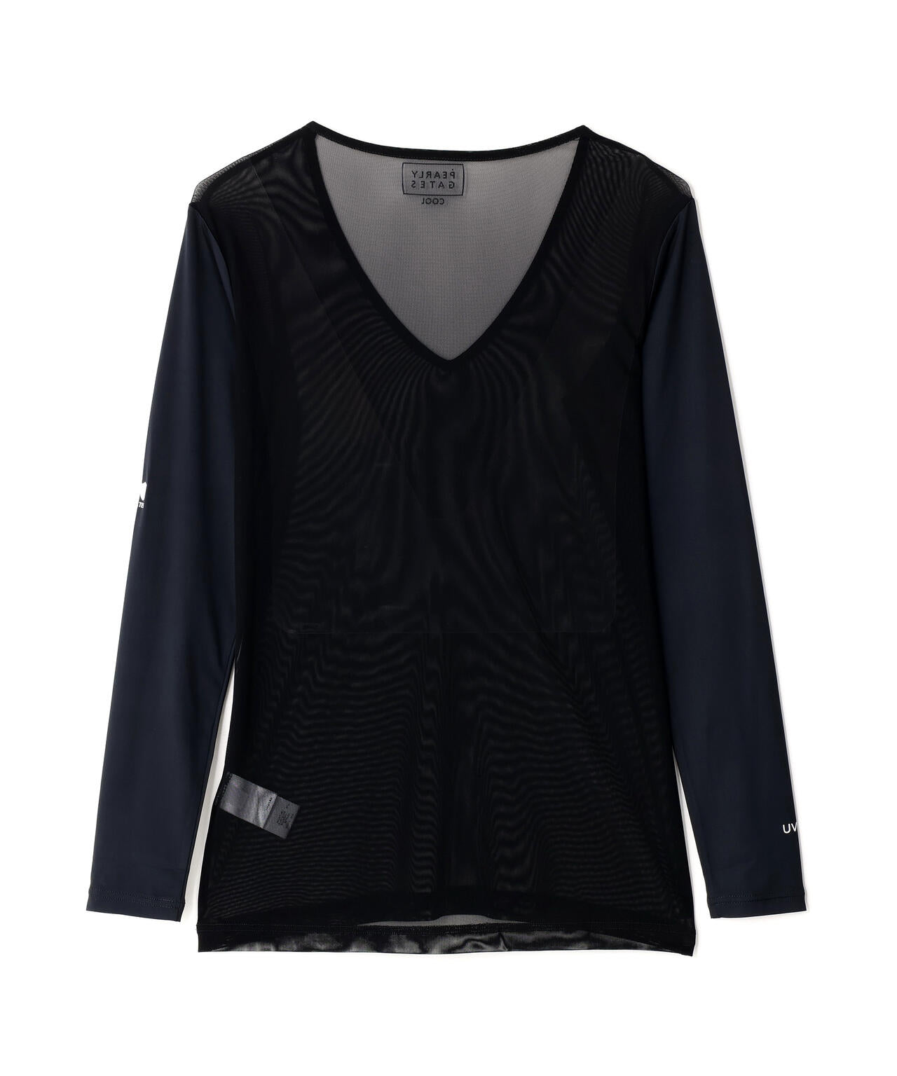 PG BODY】N/パワーネット×Peベア天竺長袖Uネックカットソー | PEARLY