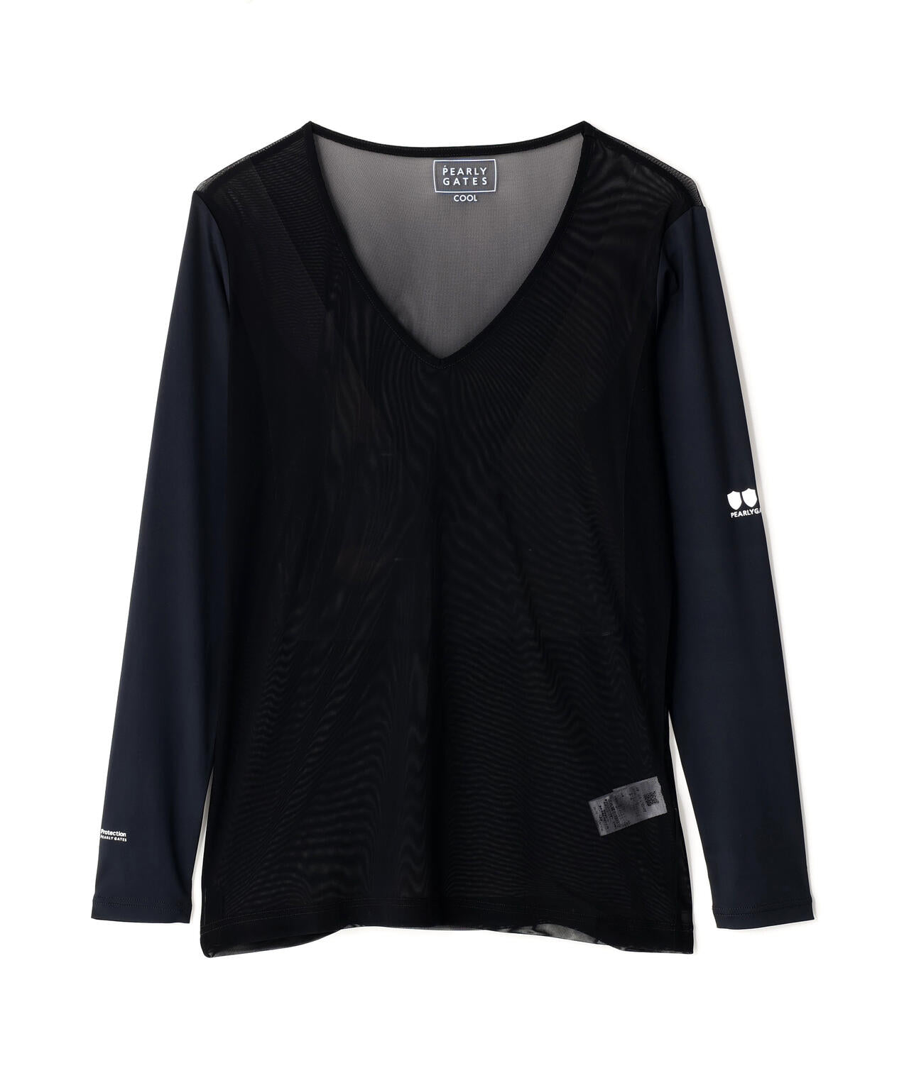 PG BODY】N/パワーネット×Peベア天竺長袖Uネックカットソー | PEARLY