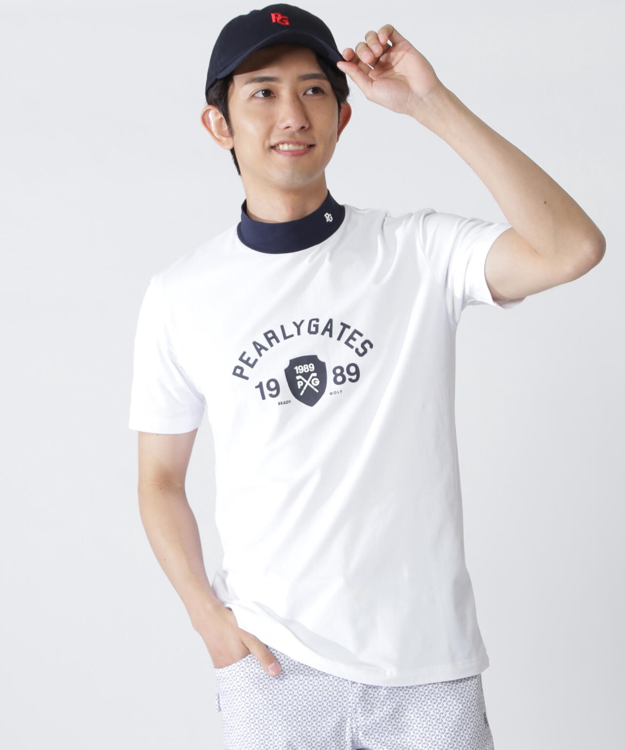 ベアカノコ半袖ハイネックカットソー