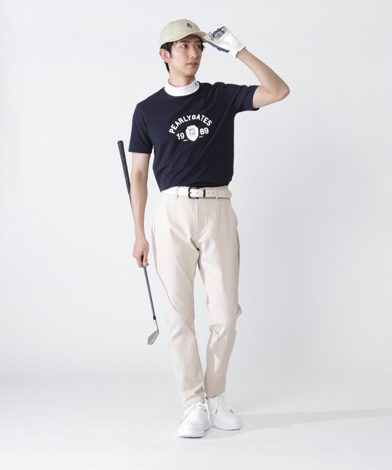 ベアカノコ半袖ハイネックカットソー