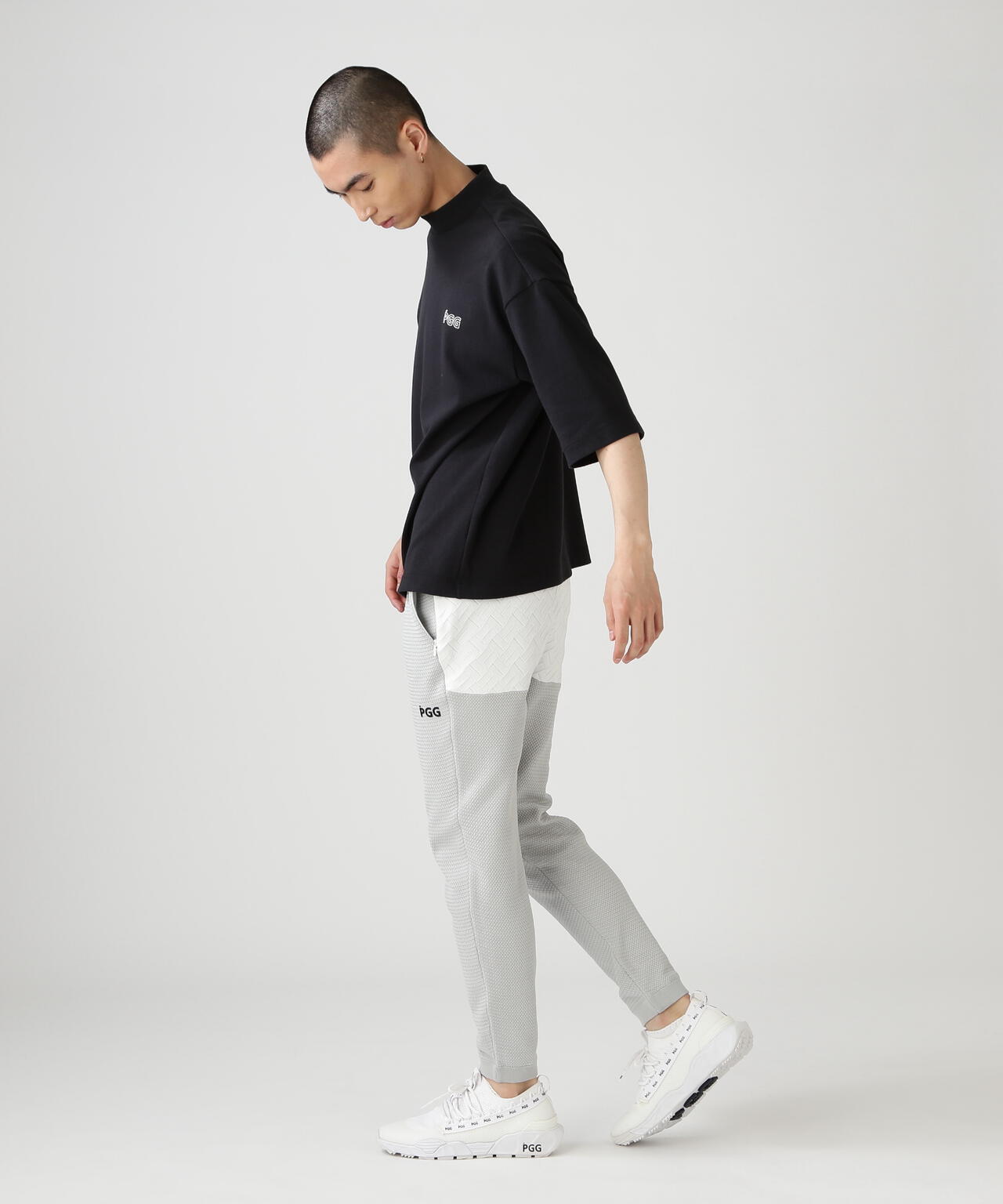 PGG メッシュホワイトシャツ PGG】【直営店舗&公式オンライン限定】パルパーエコWメッシュ半袖