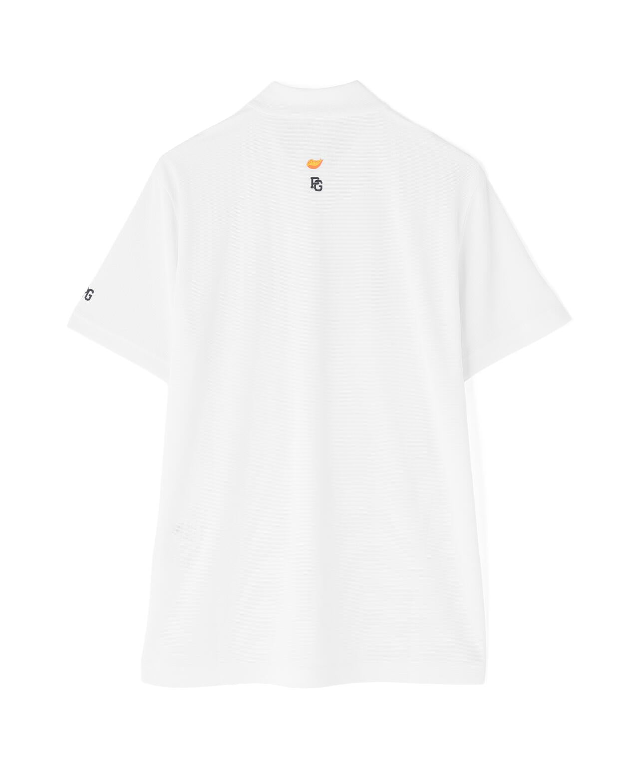 Peメッシュ半袖ハーフジップアップカットソー