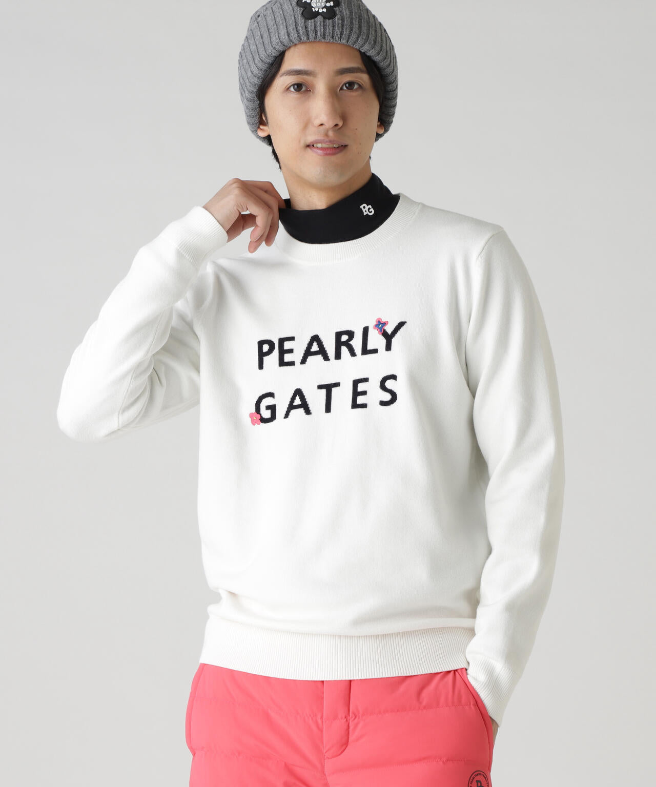 12G 天竺×インターシャ | PEARLY GATES（パーリーゲイツ） ｜【公式