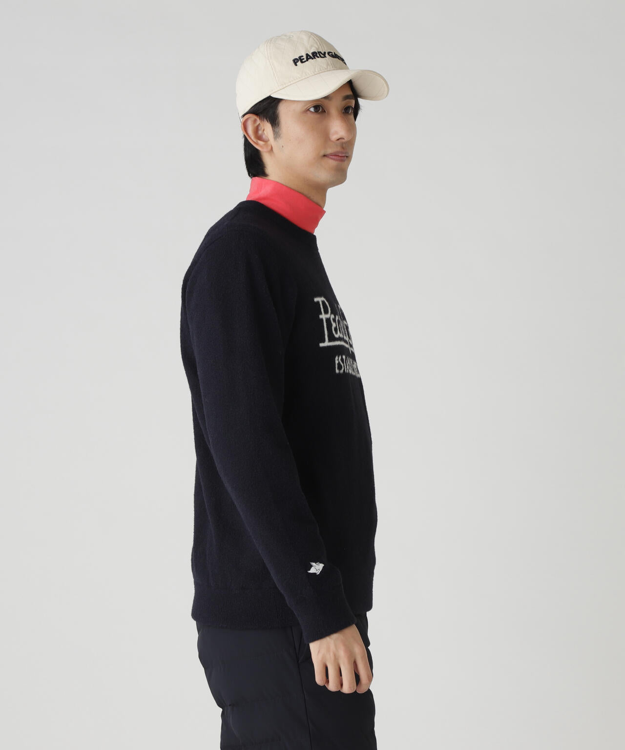 裏付きクルーネックニットプルオーバー | PEARLY GATES（パーリー