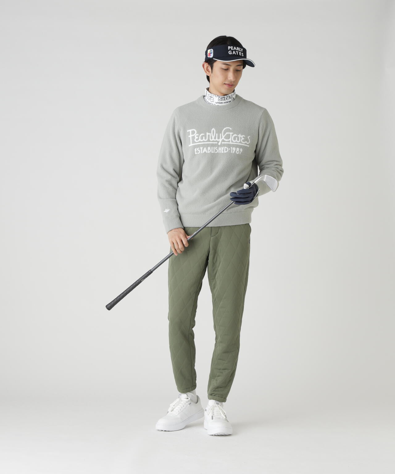 裏付きクルーネックニットプルオーバー | PEARLY GATES（パーリー