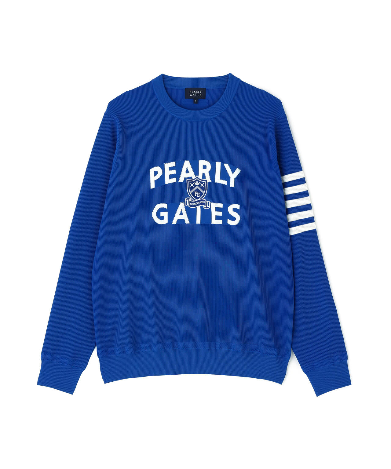 【希少・サンプル品】PEARLY GATES パーリーゲイツ クルーネックニット PEARLY GATES（パーリーゲイツ） ニット セーター 「PEARLY GATES」PG
