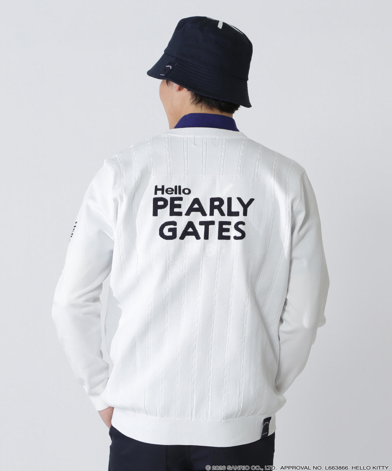 Hello Kitty×PEARLY GATES】クルーネックニットプルオーバー | PEARLY