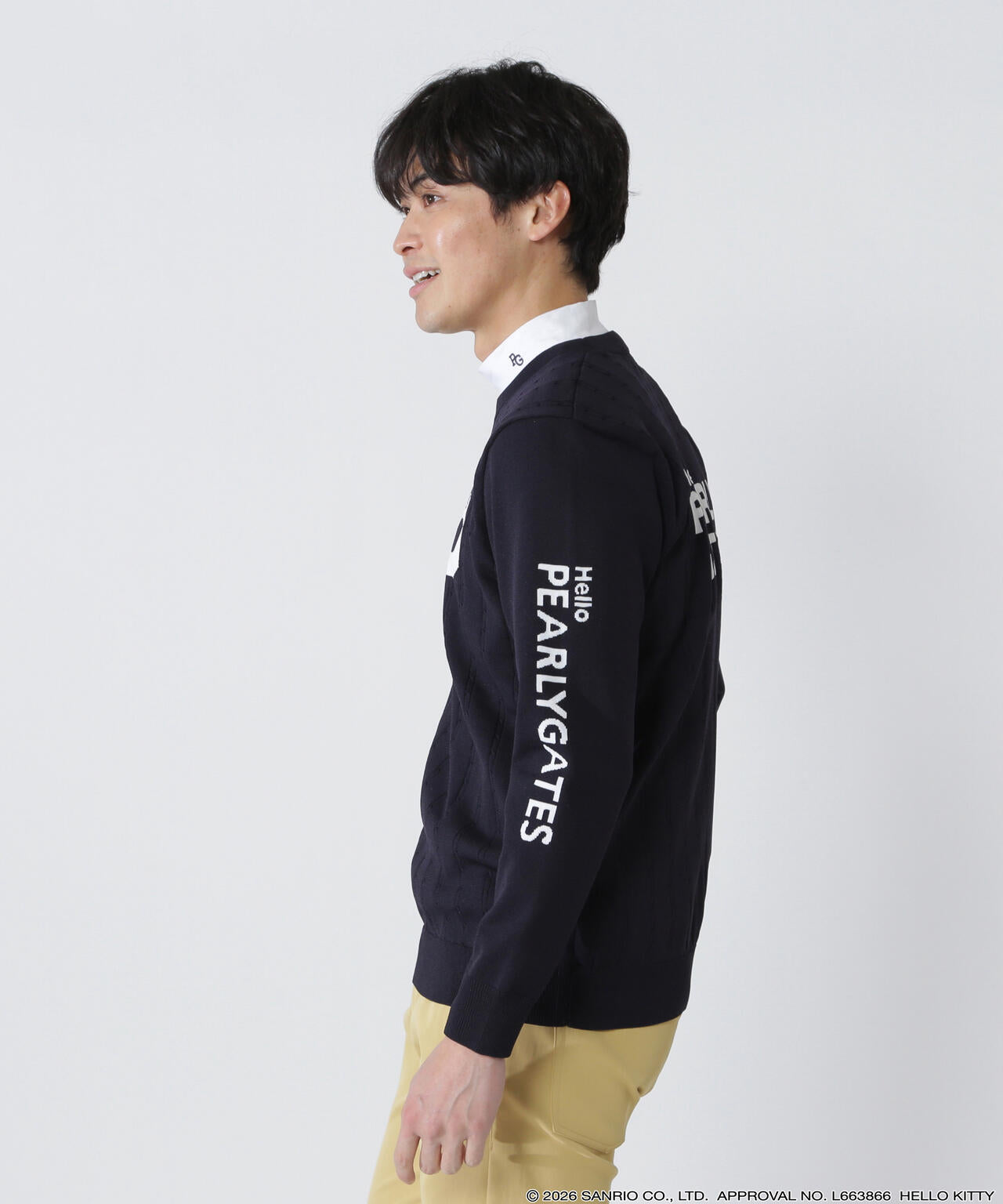 Hello Kitty×PEARLY GATES】クルーネックニットプルオーバー | PEARLY