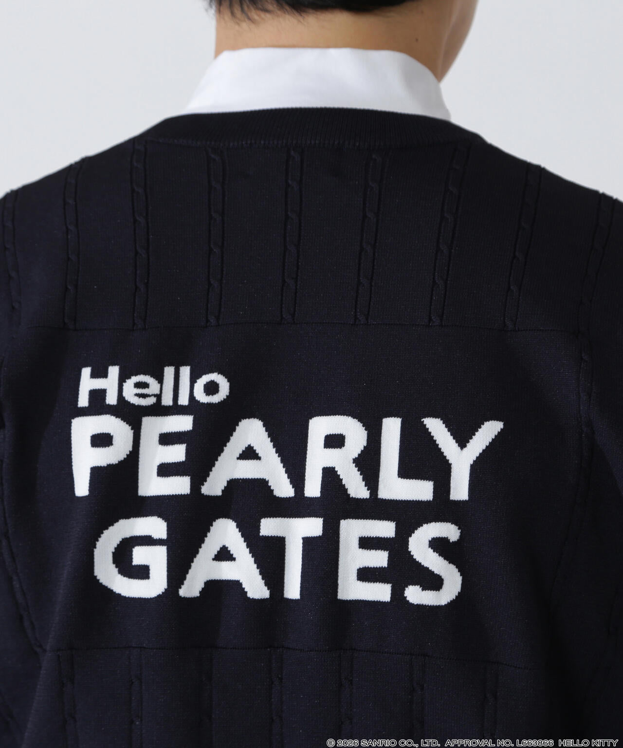 Hello Kitty×PEARLY GATES】クルーネックニットプルオーバー | PEARLY