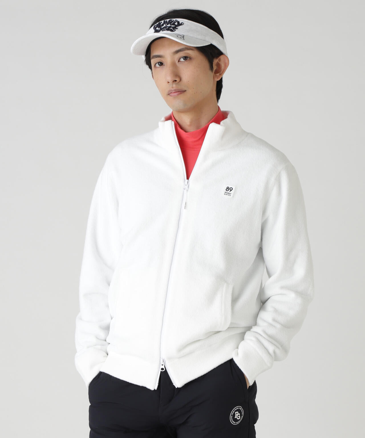 裏付きニットスタンドブルゾン | PEARLY GATES（パーリーゲイツ