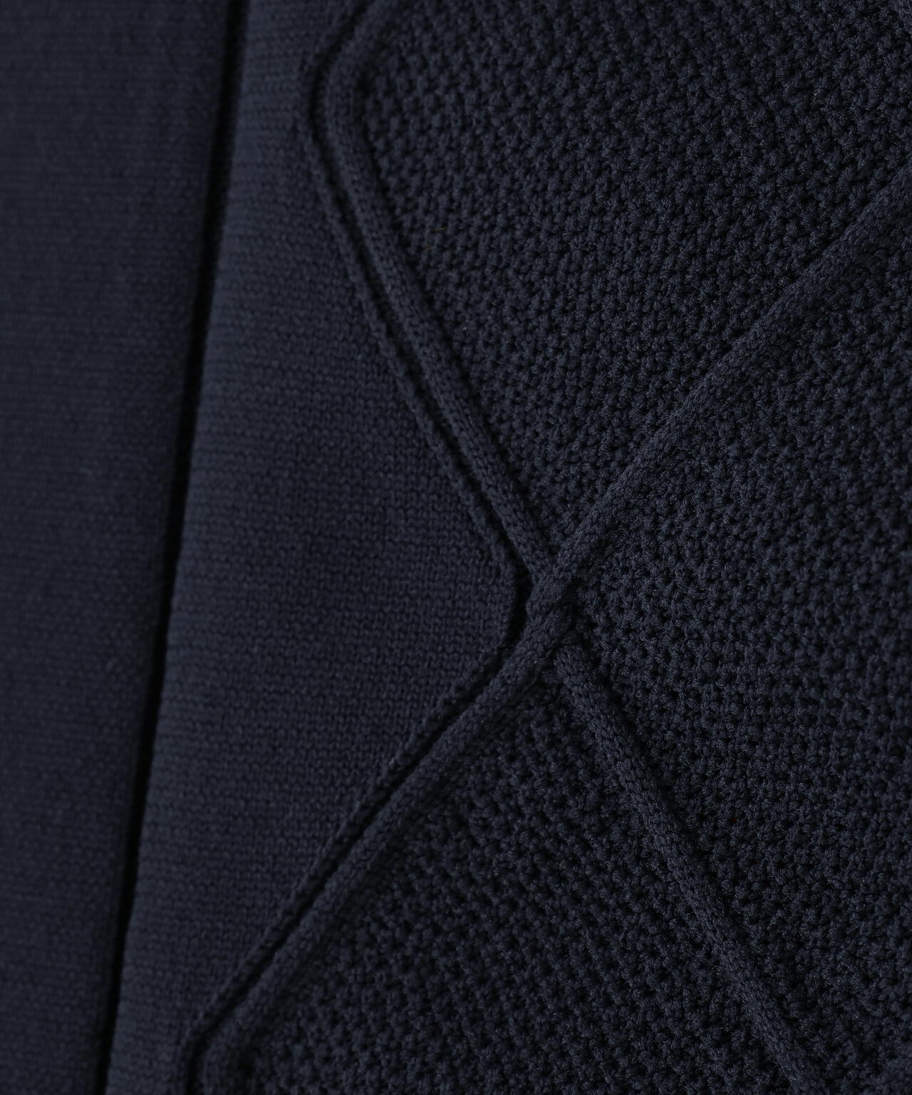 アラン柄リバーシブルベスト