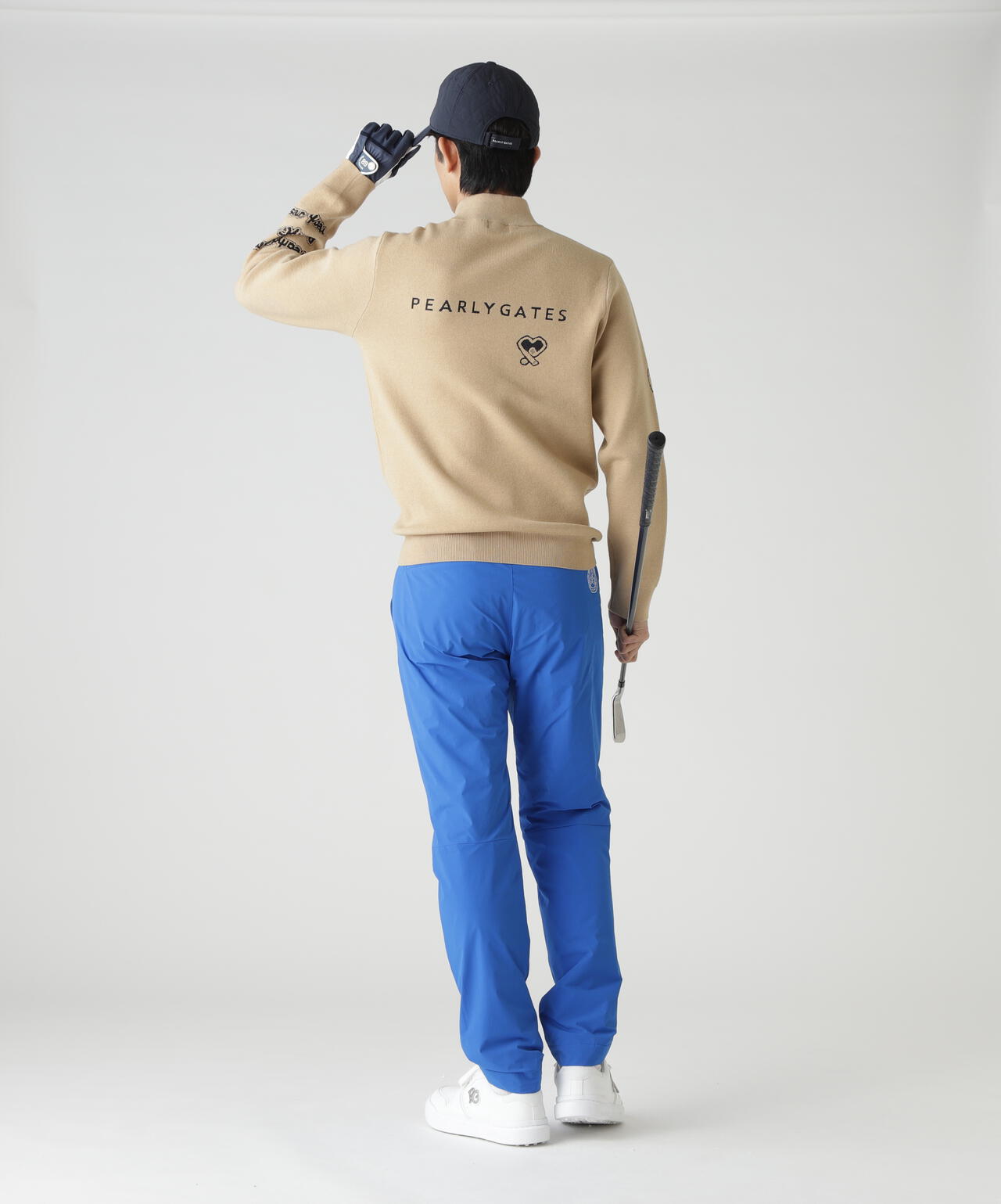 14GダブルJQ×ワッペン風ハイネックニットプルオーバー