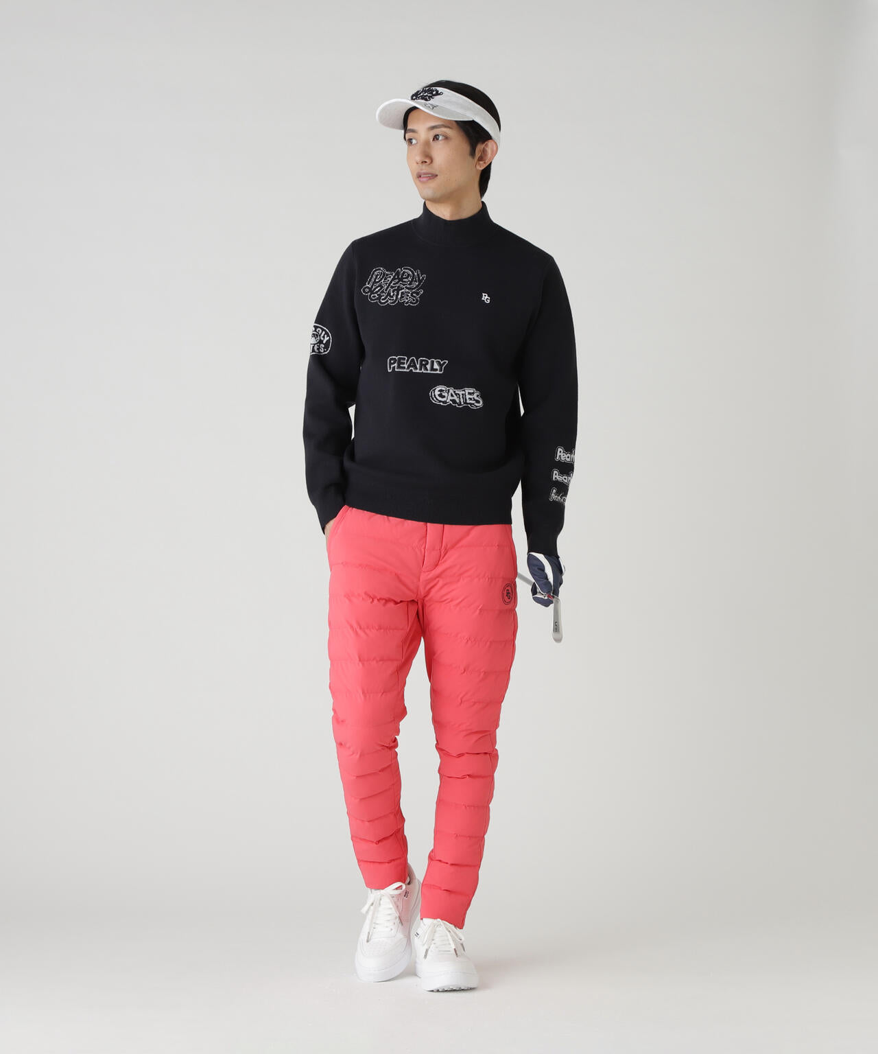 14GダブルJQ×ワッペン風ハイネックニットプルオーバー