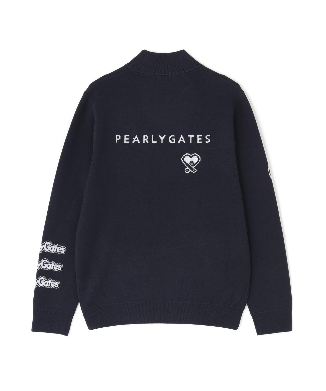 14GダブルJQ×ワッペン風ハイネックニットプルオーバー