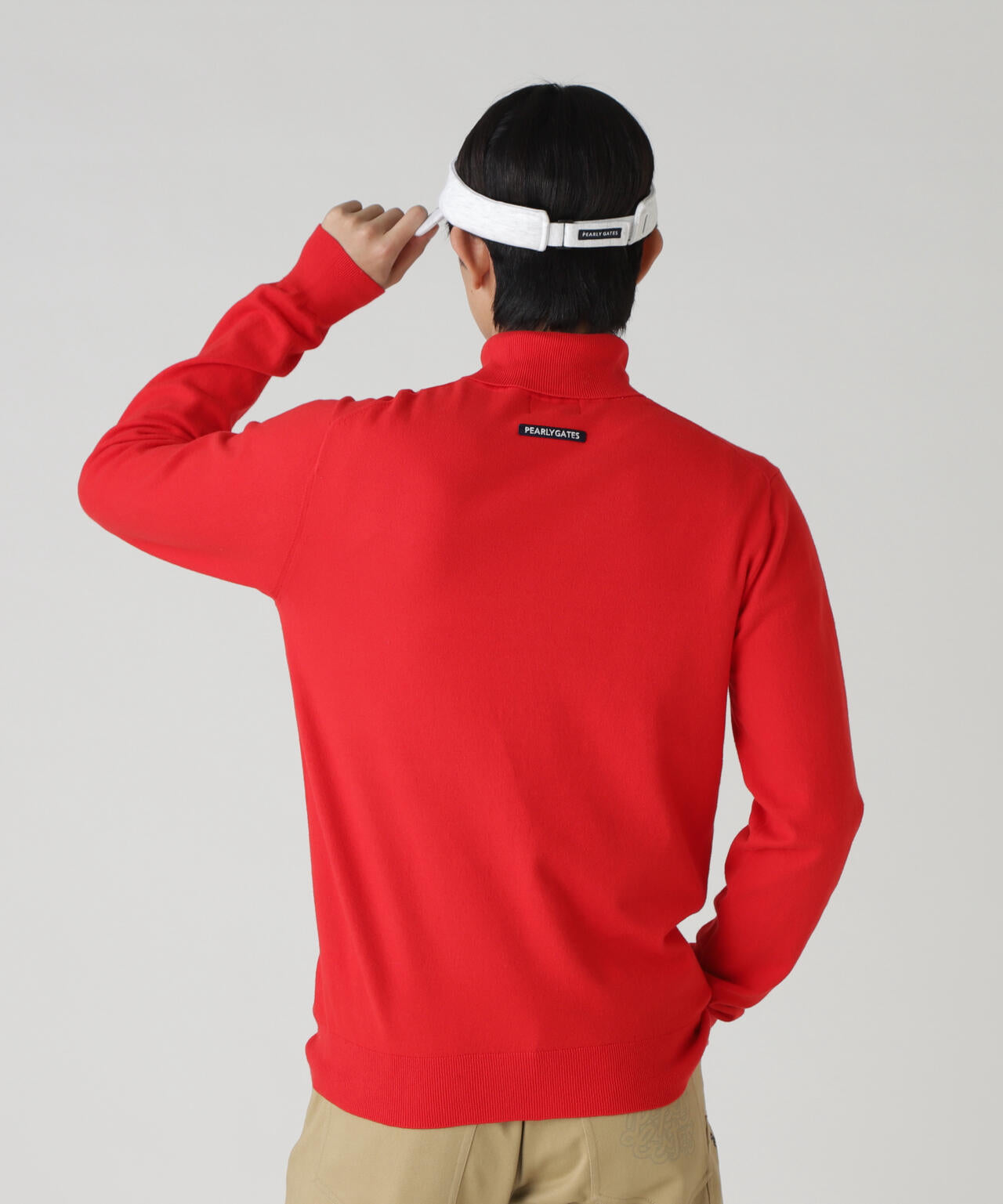 カシミヤタッチタートルネックニットプルオーバー