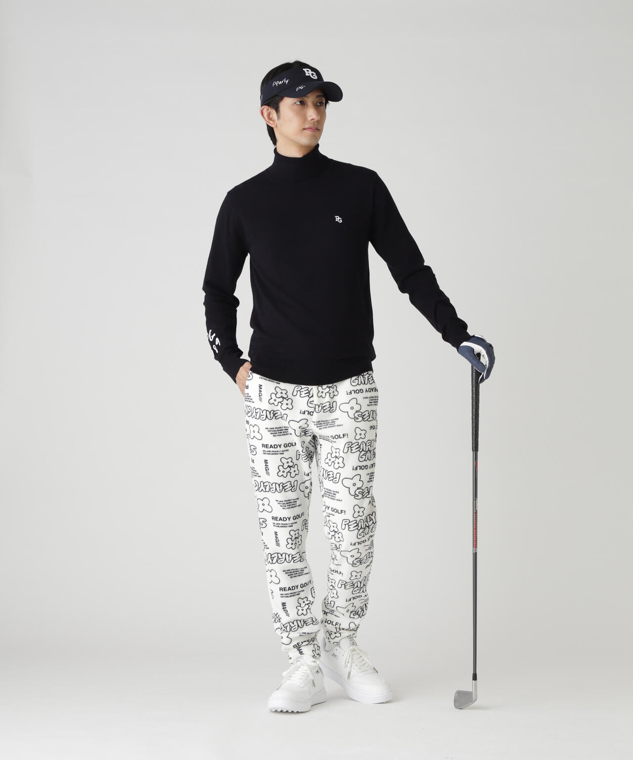 カシミヤタッチタートルネックニットプルオーバー | PEARLY GATES