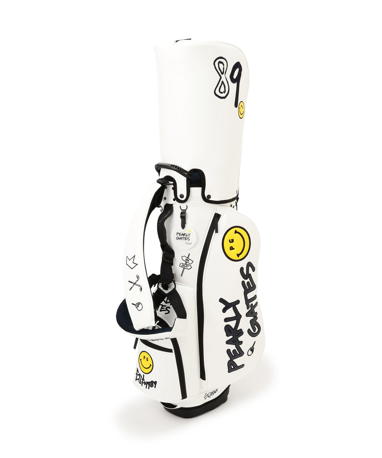 NICO合皮スタンド式キャディバッグ (46インチ対応) (UNISEX) | PEARLY