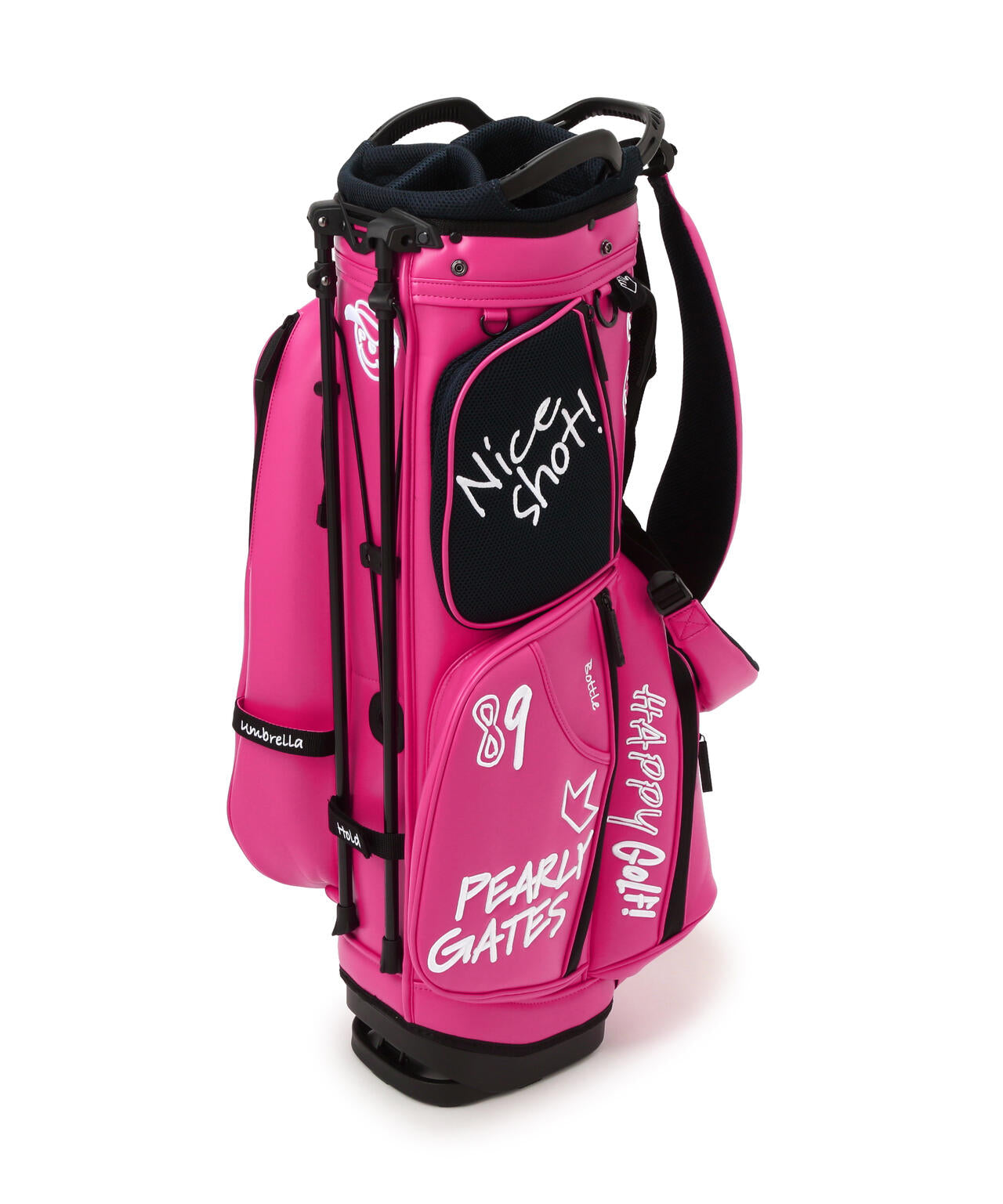 NICO合皮スタンド式キャディバッグ (46インチ対応) (UNISEX)