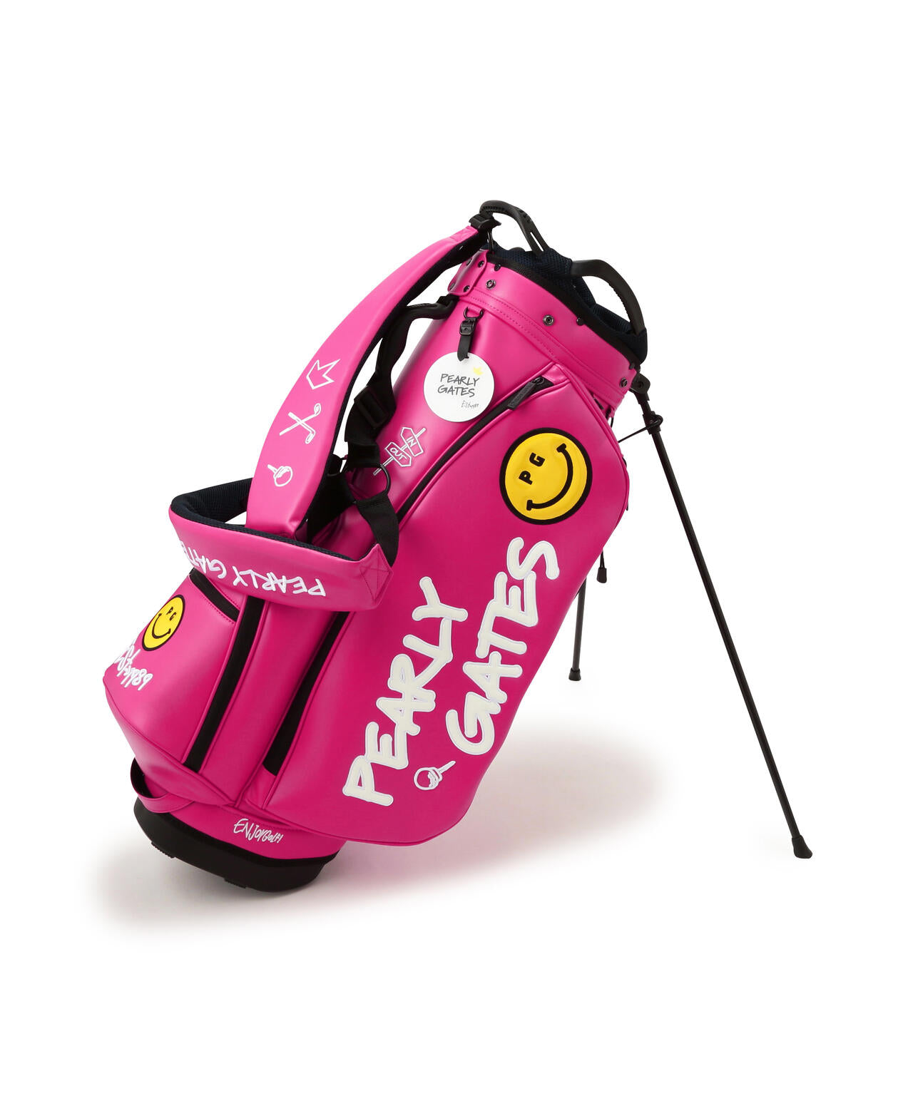 NICO合皮スタンド式キャディバッグ (46インチ対応) (UNISEX)