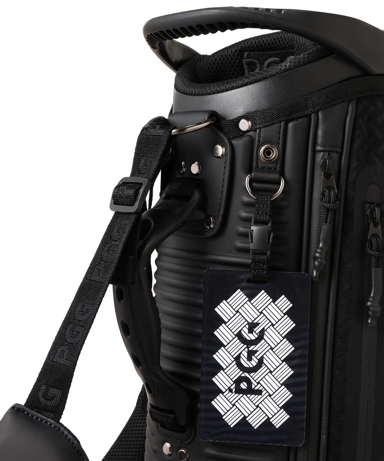 国内正規品 限定品【PGG】スタンド式キャディバッグ (46インチ対応) PGG】【直営店舗&公式オンライン限定】Wovenロゴスタンド式キャディ