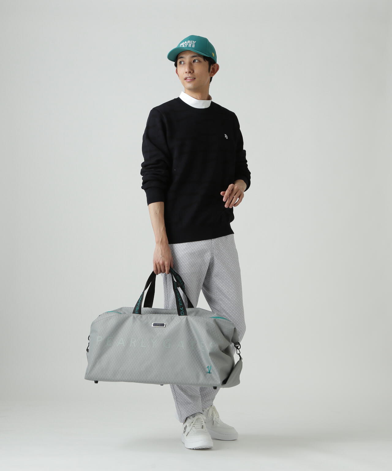 アーガイル柄ロッカーバッグ (UNISEX)