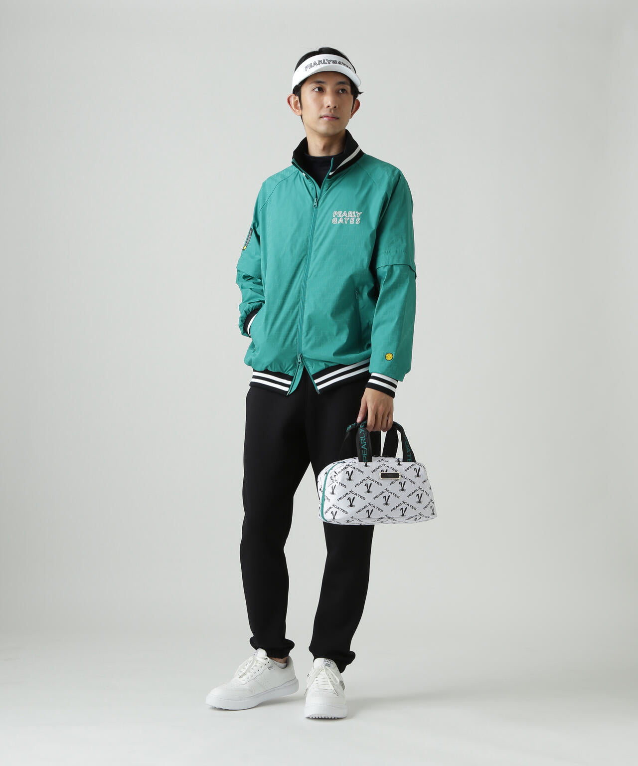 ロゴうさぎアーガイル柄カートバッグ (UNISEX)