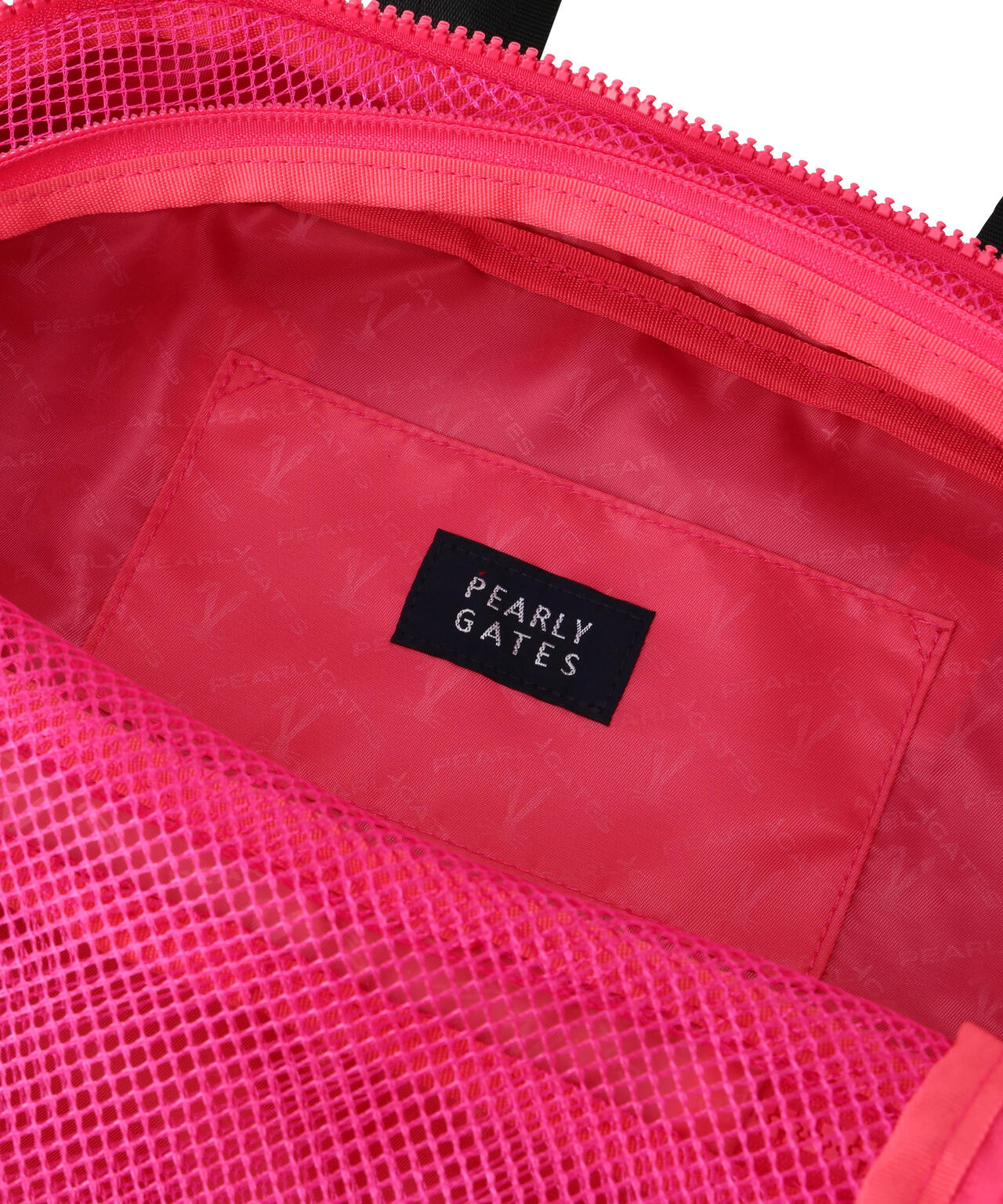 ロゴうさぎアーガイル柄カートバッグ (UNISEX) | PEARLY GATES ロゴうさぎアーガイル柄カートバッグ (UNISEX) | PEARLY GATES