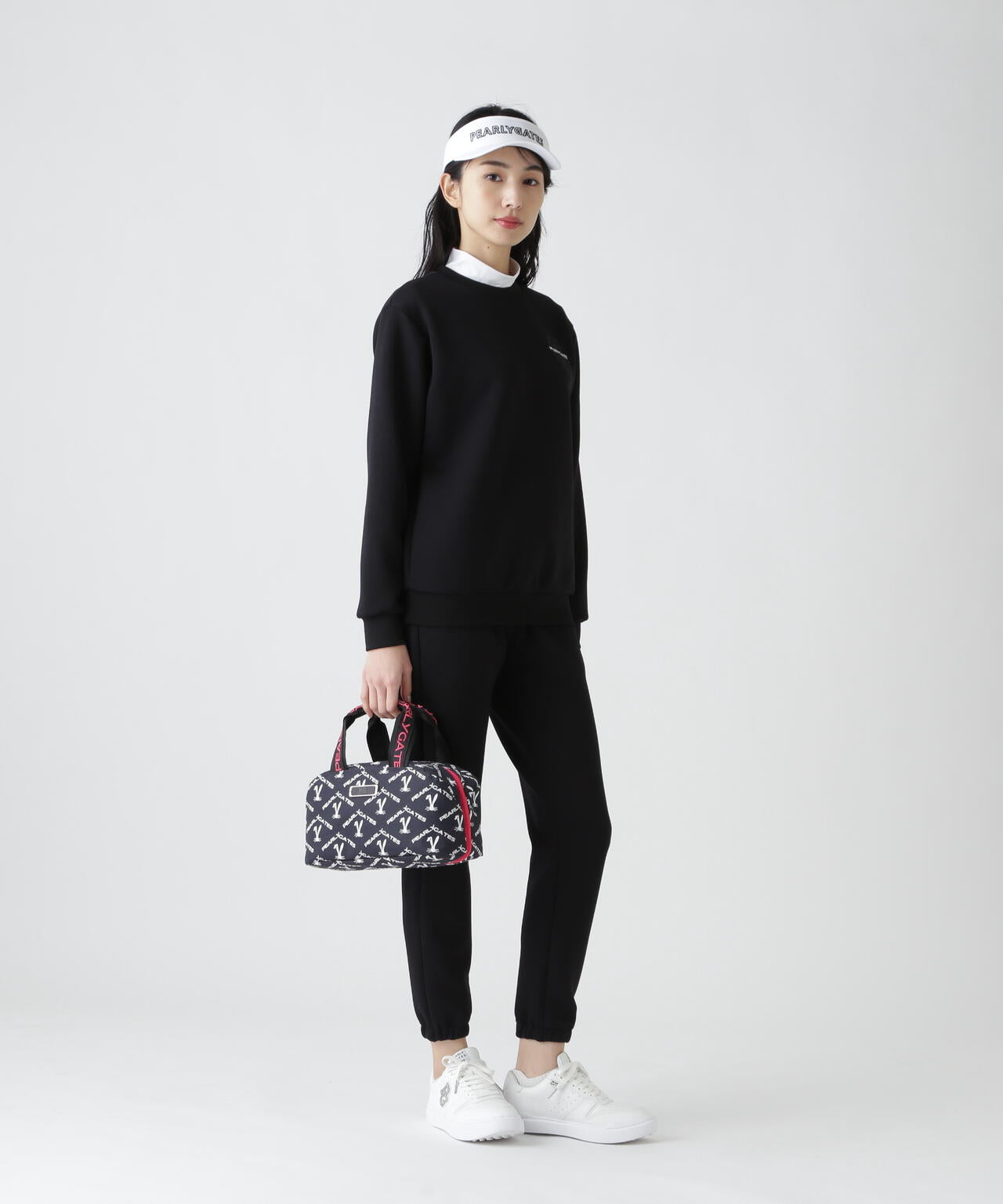 ロゴうさぎアーガイル柄カートバッグ (UNISEX)