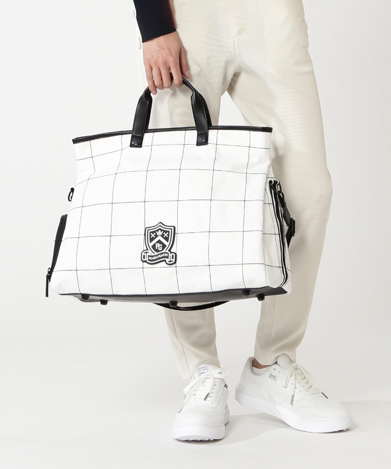 ウィンドペン柄ロッカーバッグ (UNISEX) | PEARLY GATES（パーリー