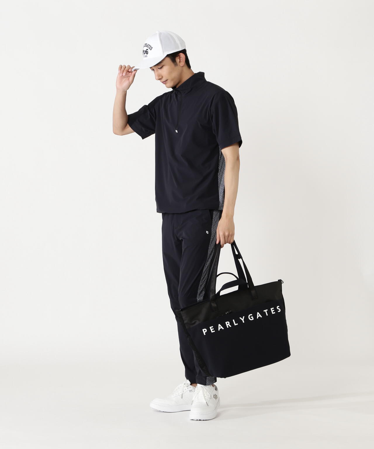 PEARLY GATESメッシュ×ラバーロッカーバッグ (UNISEX) メッシュ×ラバーロッカーバッグ (UNISEX) | PEARLY GATES（パーリー