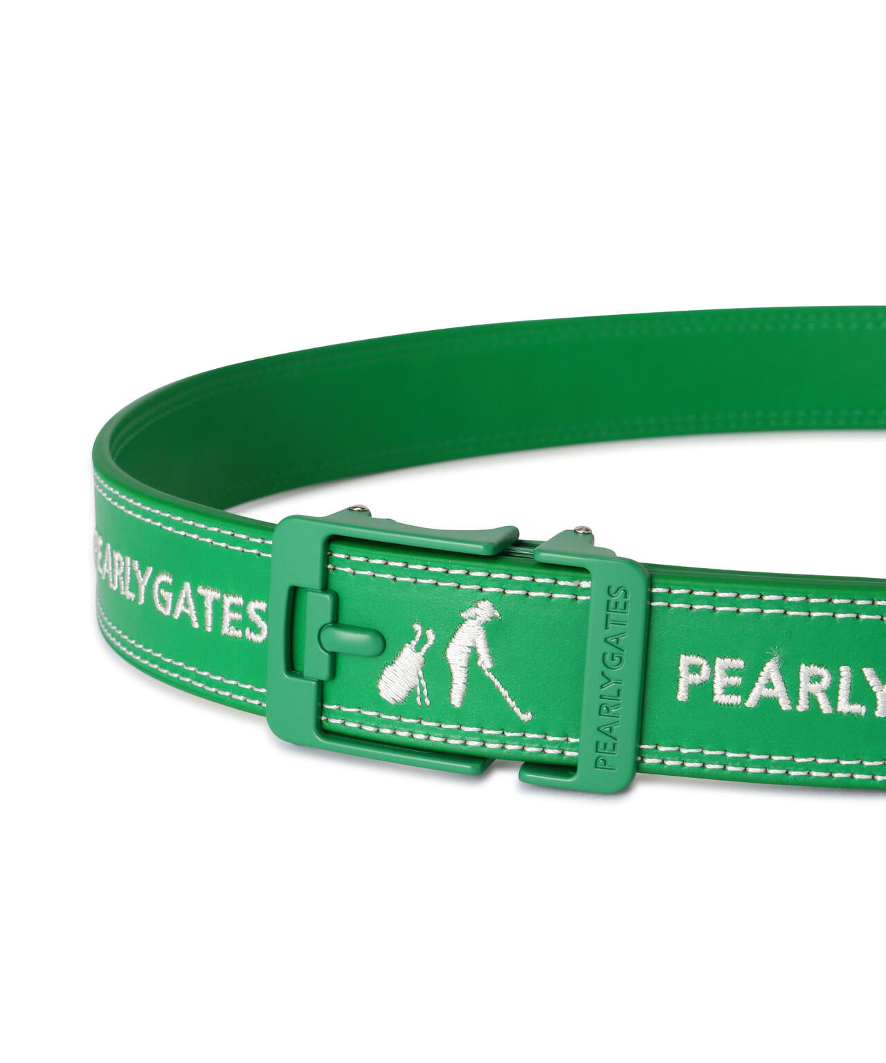 ゴルファー柄フリーバックルベルト (UNISEX) | PEARLY GATES（パーリー
