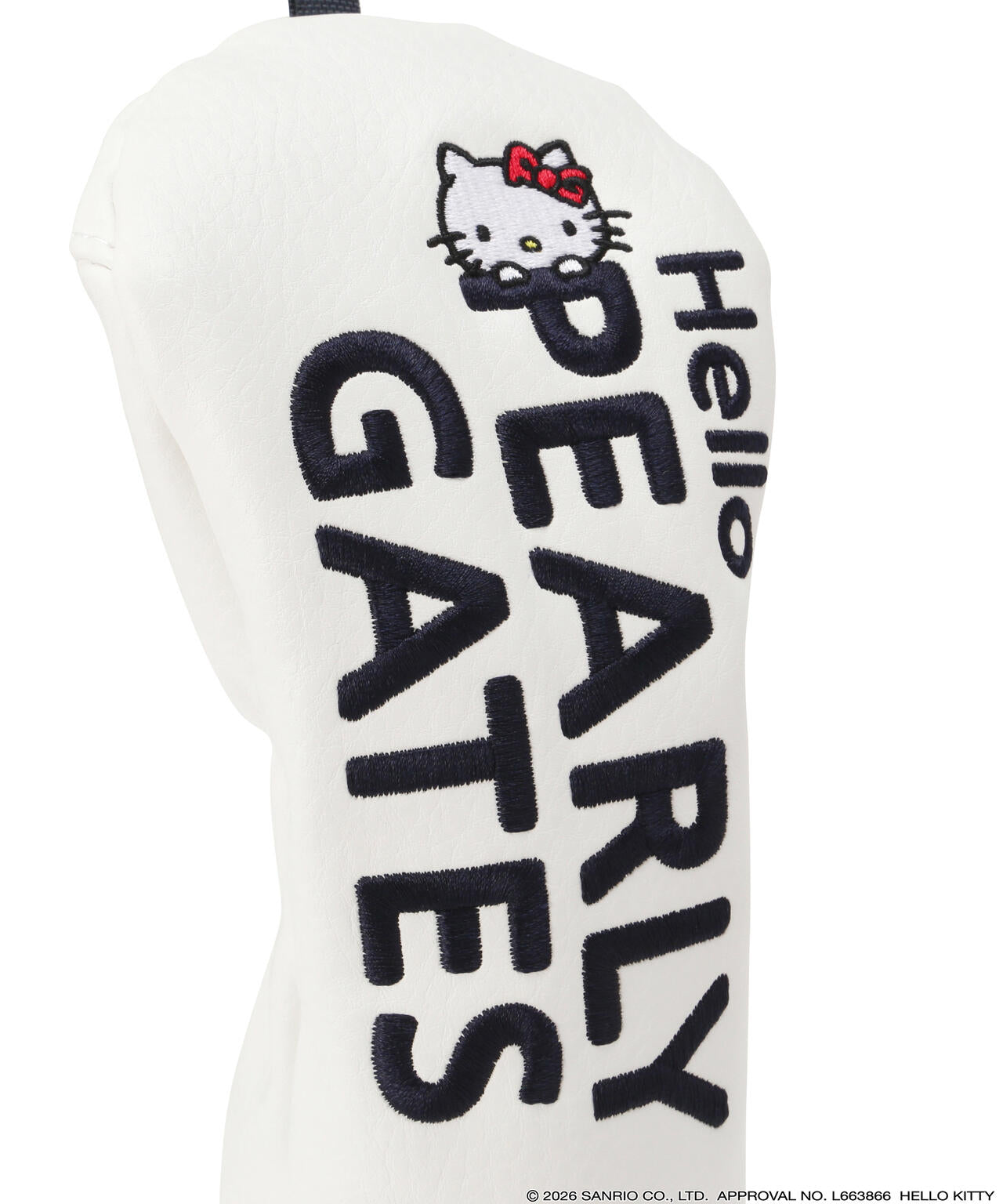 【Hello Kitty×PEARLY GATES】合皮ユーティリティ用ヘッドカバー (UNISEX)