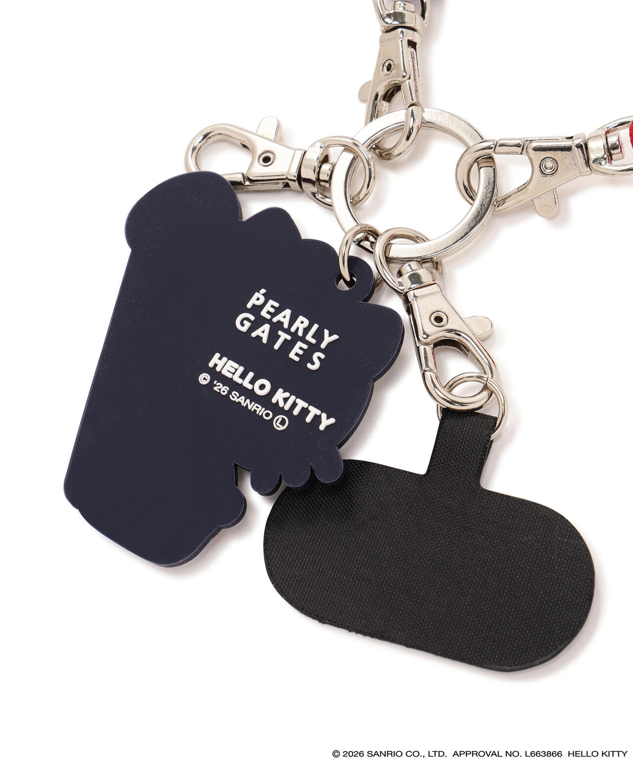 【Hello Kitty×PEARLY GATES】PHONEストラップ (UNISEX)