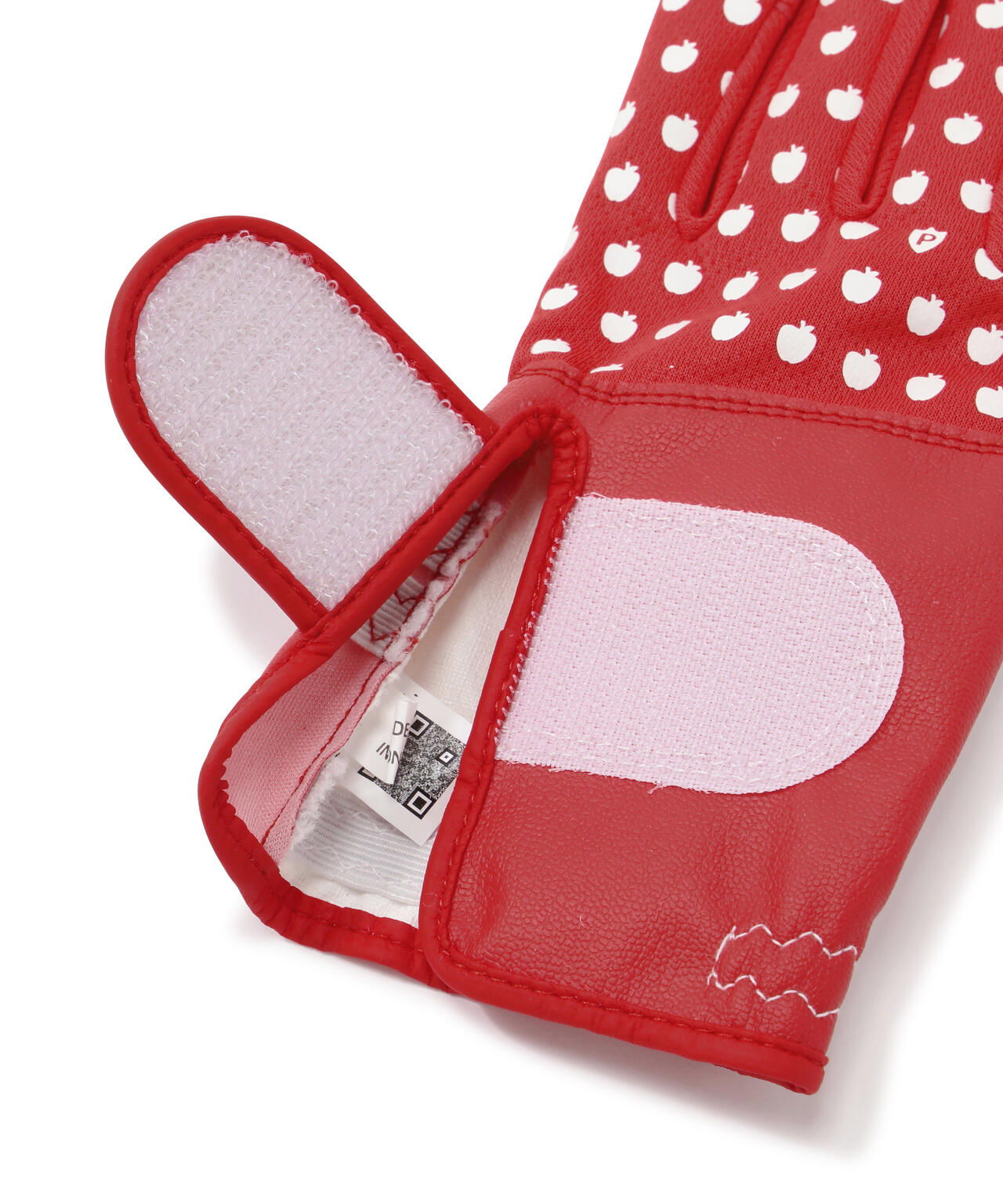 りんご柄メッシュネイルスルーグローブ (両手用) (LADIES)