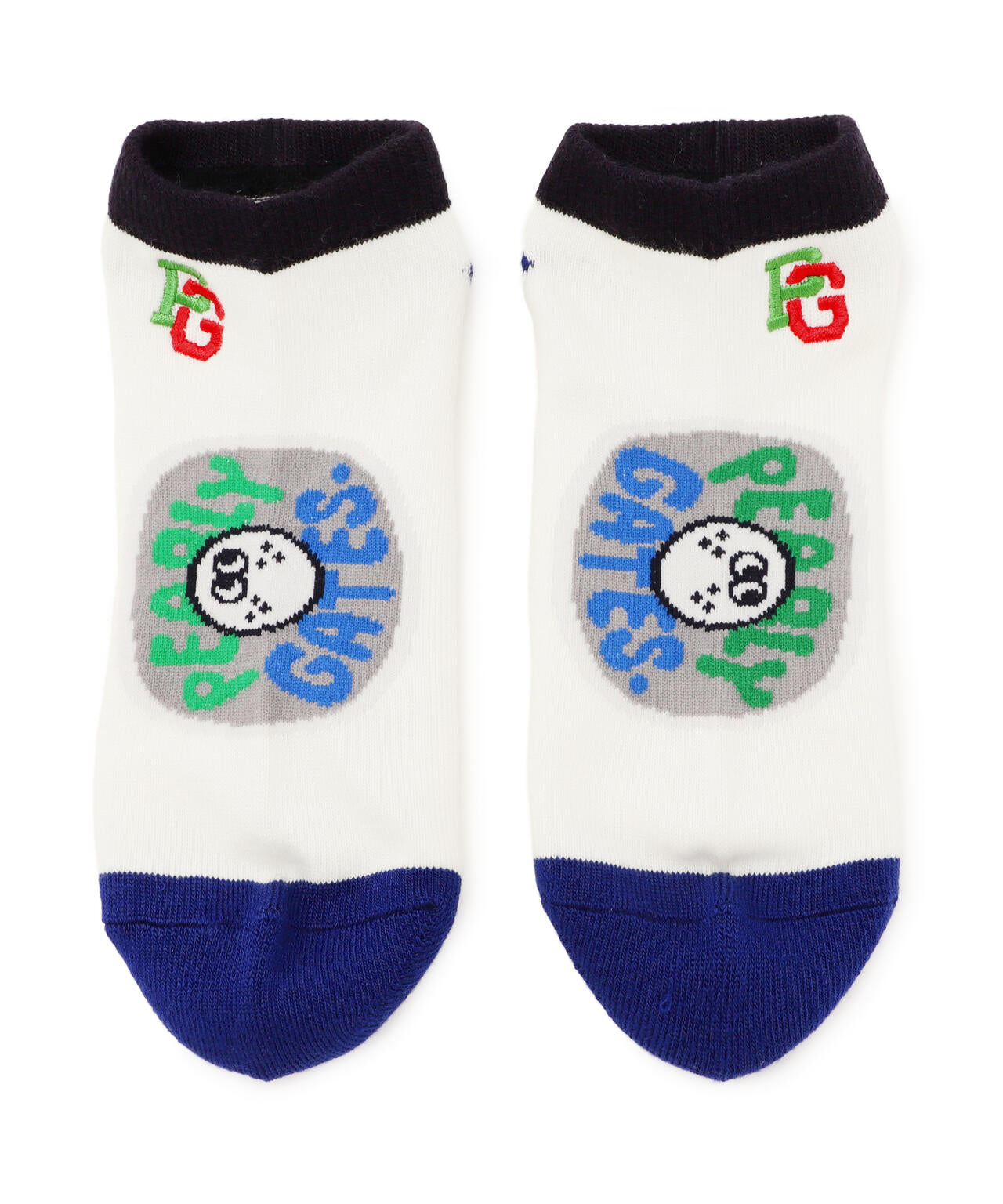 底ラバーグラフィックアンクルソックス (MENS)