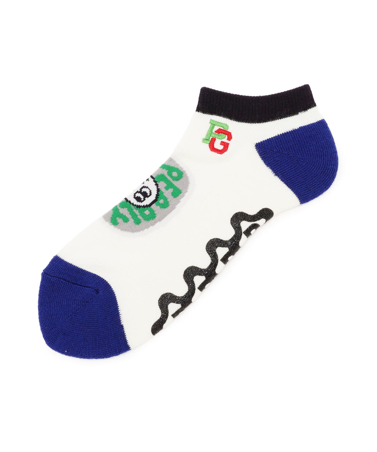 底ラバーグラフィックアンクルソックス (MENS)