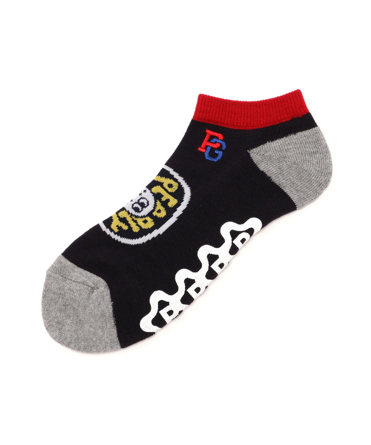 底ラバーグラフィックアンクルソックス (MENS)