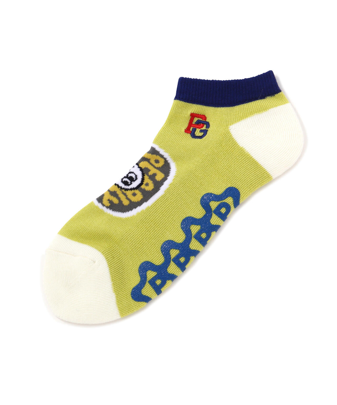 底ラバーグラフィックアンクルソックス (MENS)