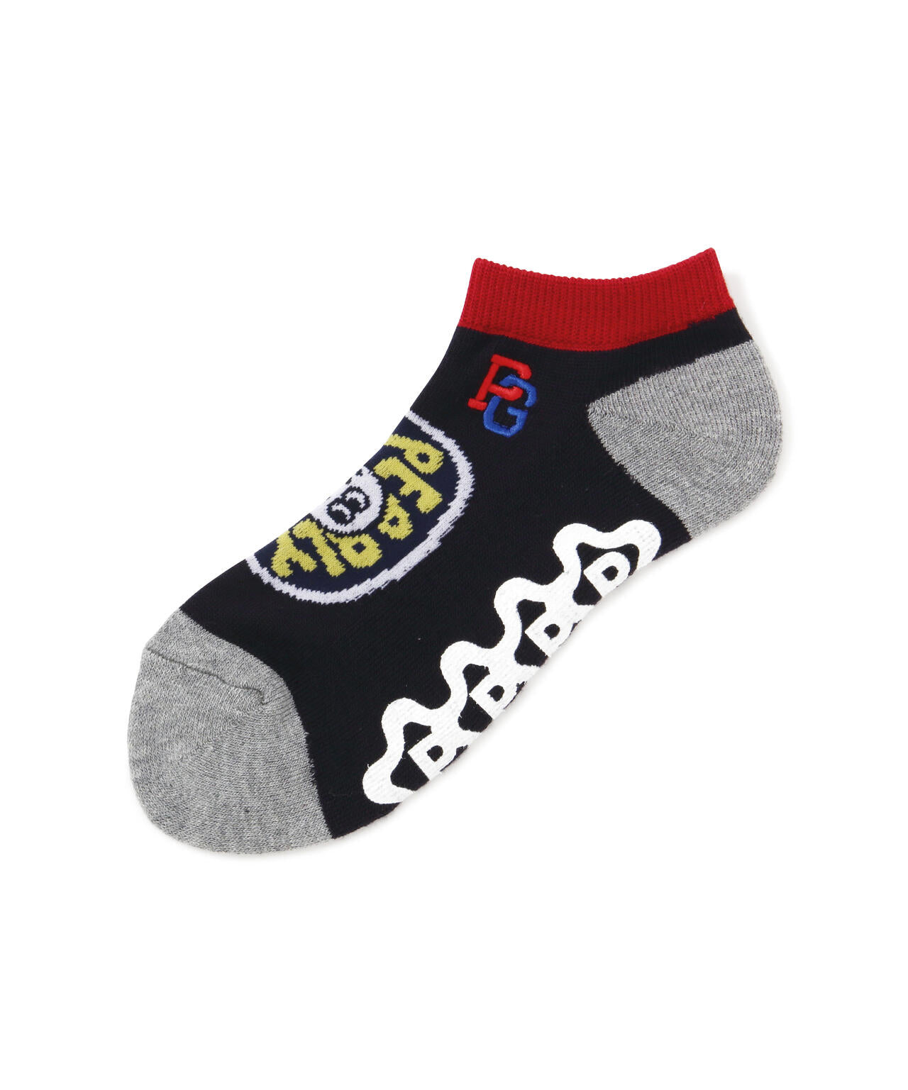 底ラバーグラフィックアンクルソックス (LADIES)