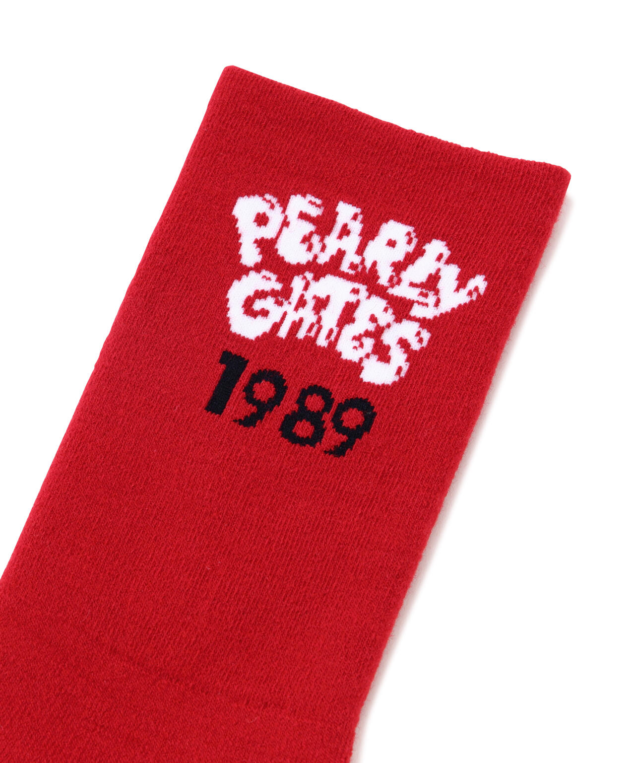 ぷっくりロゴミドルソックス (MENS) | PEARLY GATES（パーリーゲイツ